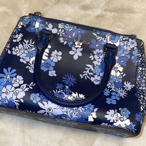 MK Navy Floral Handbag OR Crossbody